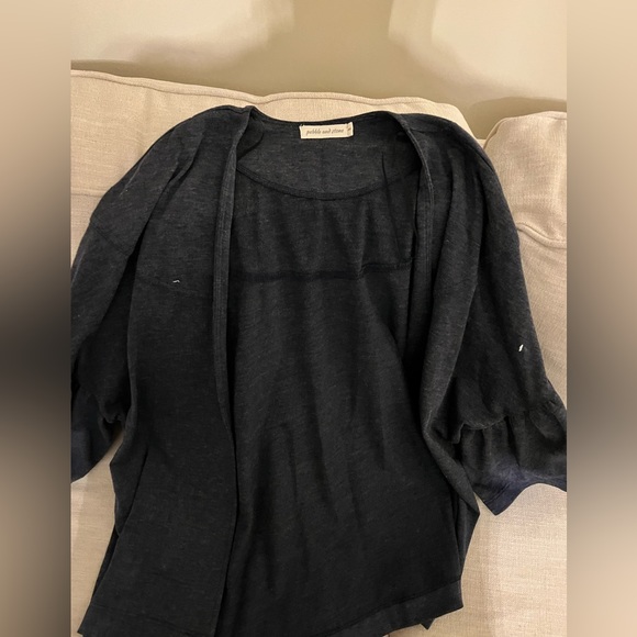 Women’s Pebble and Stone Blue Cardigan Size M - Picture 1 of 2